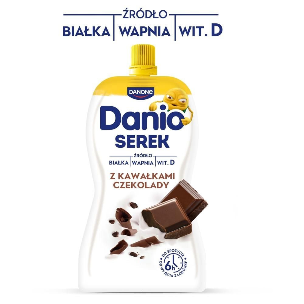 Danio Serek z kawałkami czekolady 120 g