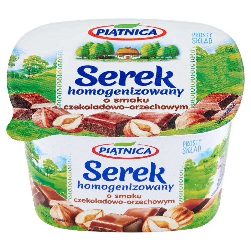 Piątnica Serek homogenizowany o smaku czekoladowo-orzechowym 150 g