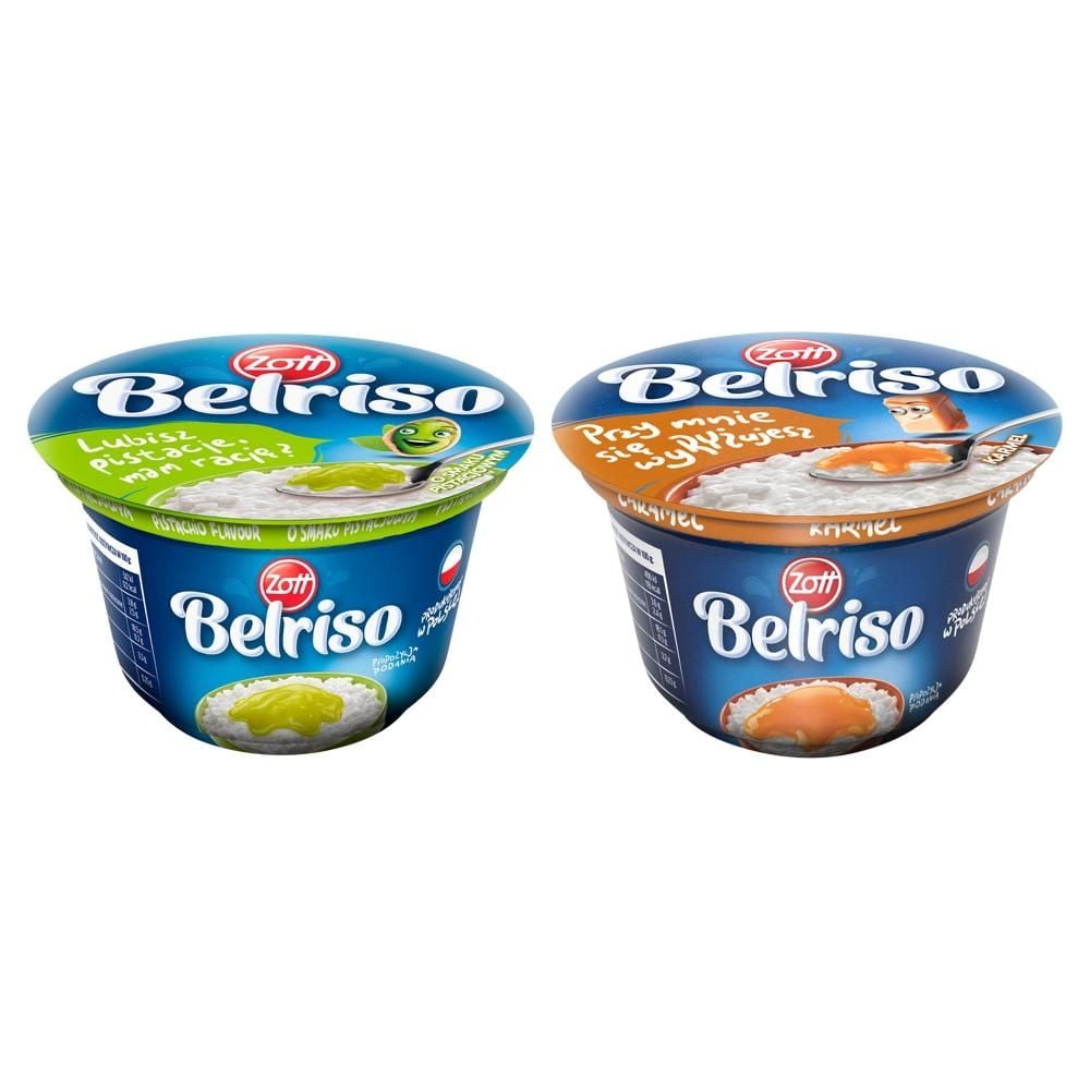 Zott Belriso Deser mleczny z ryżem i sosem 200 g