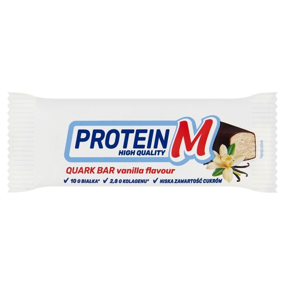 Protein M Batonik z masy twarogowej o smaku waniliowym z kolagenem 40 g