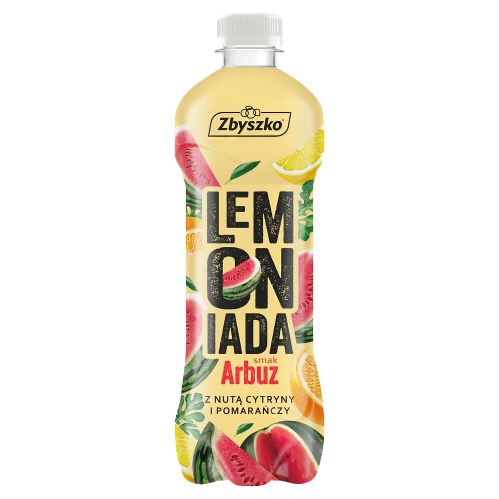 Zbyszko Lemoniada smak arbuz z nutą cytryny i pomarańczy 555 ml