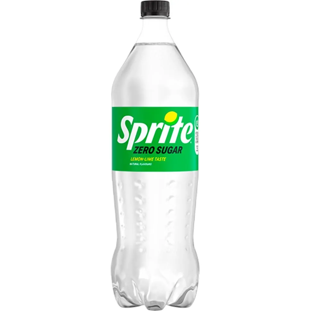 Sprite Zero Sugar Napój gazowany o smaku cytrynowo-limonkowym 1,5 l