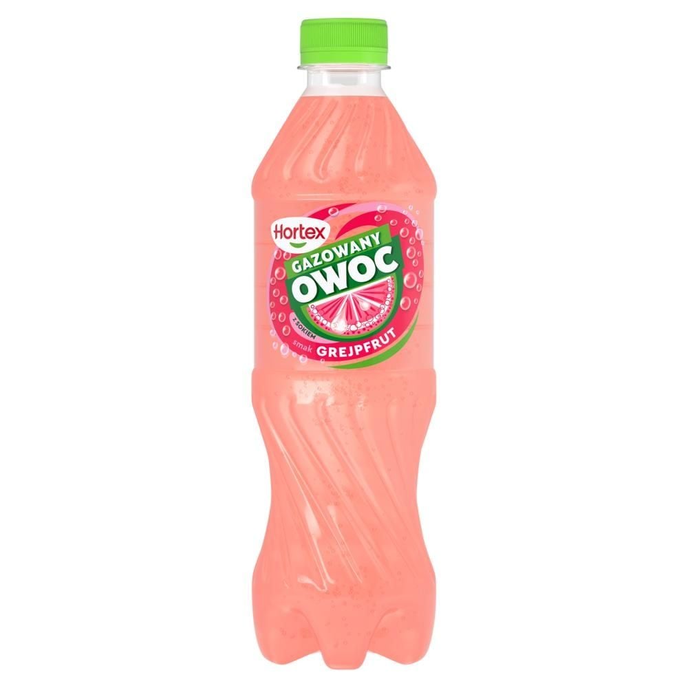 Hortex Gazowany Owoc Napój gazowany smak grejpfrutowy 500 ml
