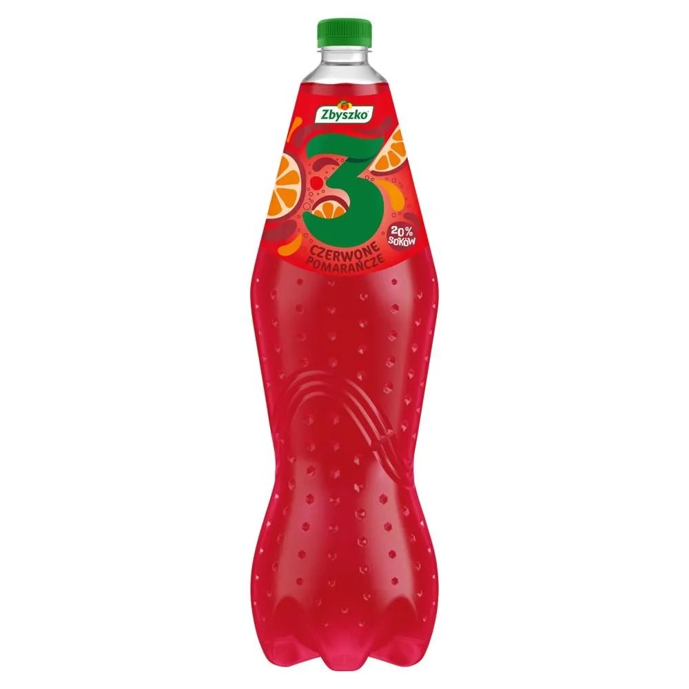 Zbyszko 3 Napój gazowy czerwone pomarańcze 1,75 l