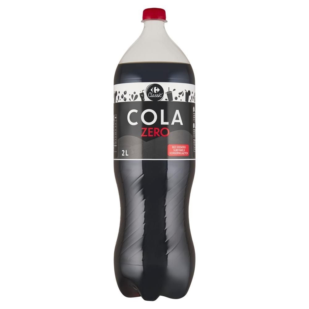 Carrefour Classic Zero Napój gazowany o smaku coli 2 l