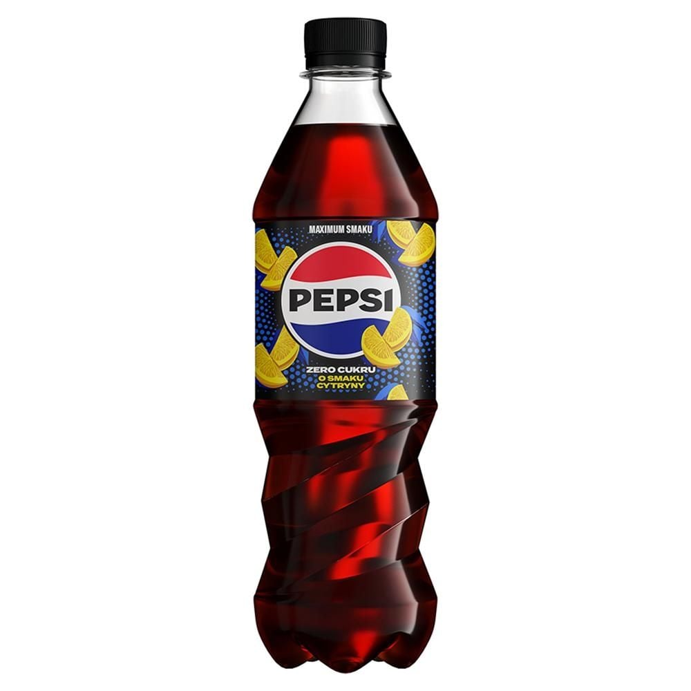 Pepsi-Cola Zero cukru Napój gazowany o smaku cytryny 500 ml
