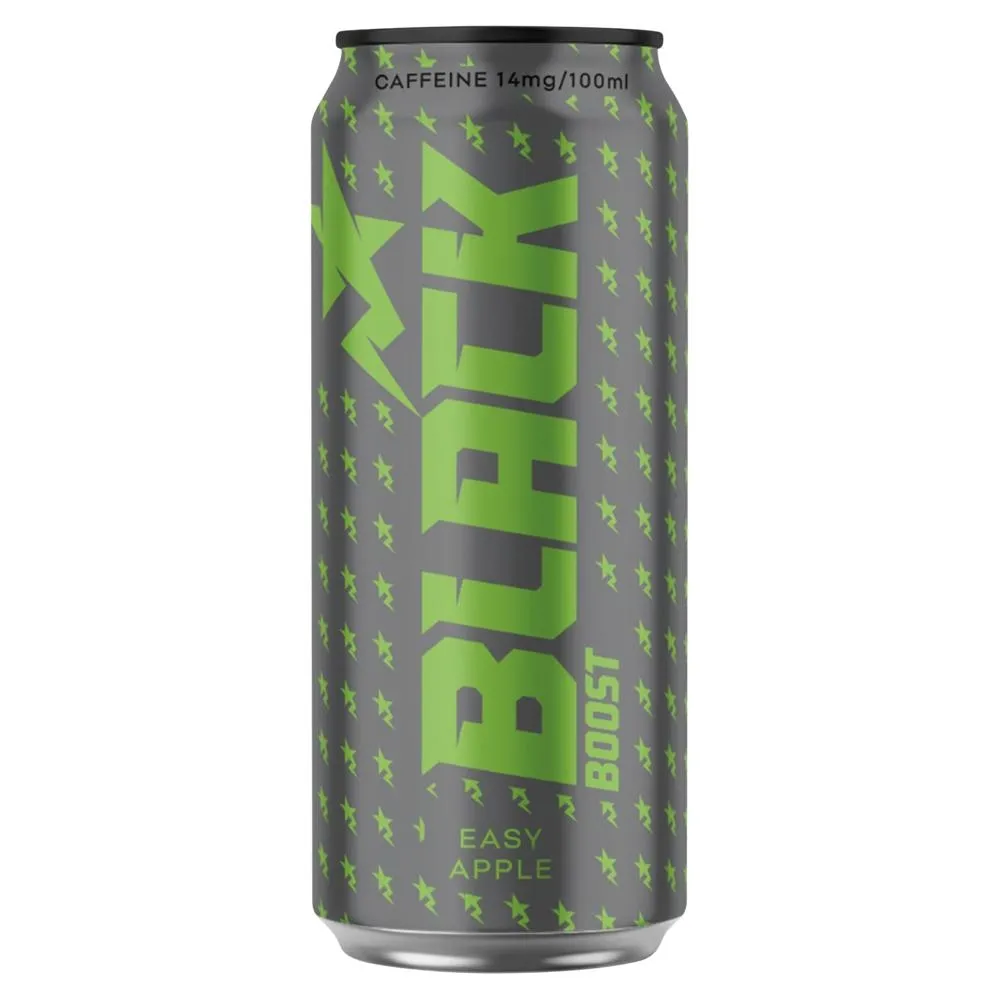 Black Boost Easy Apple Gazowany napój 500 ml