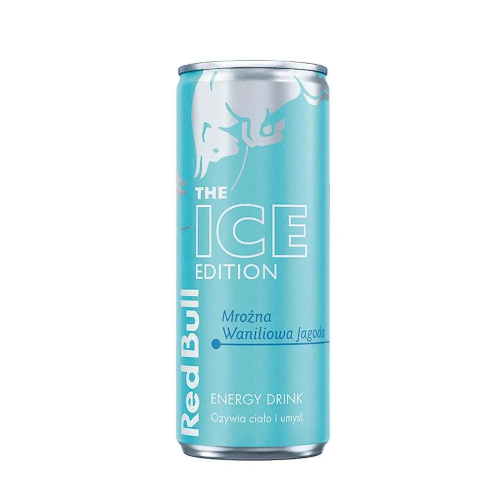 Red Bull Napój energetyczny mroźna waniliowa jagoda 250 ml