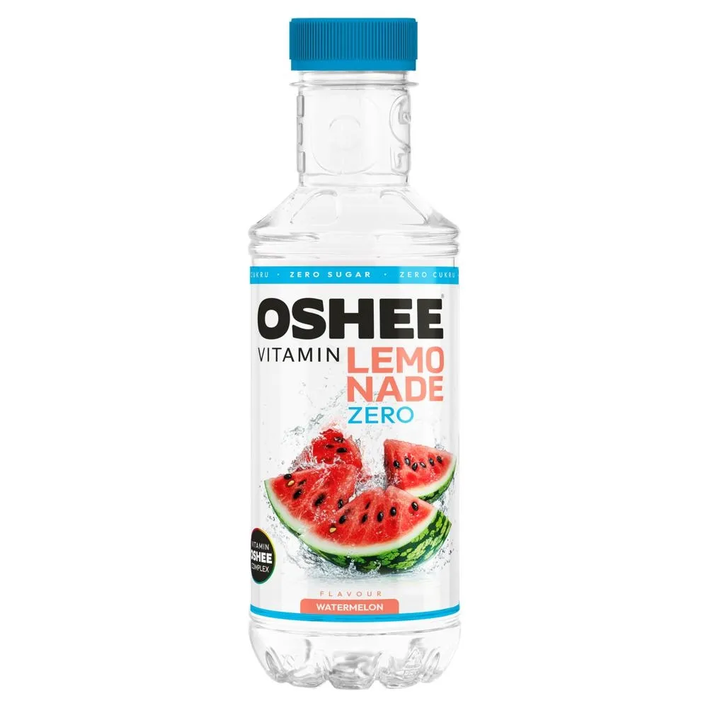 Oshee Vitamin Lemonade Zero Napój niegazowany o smaku arbuzowym 555 ml