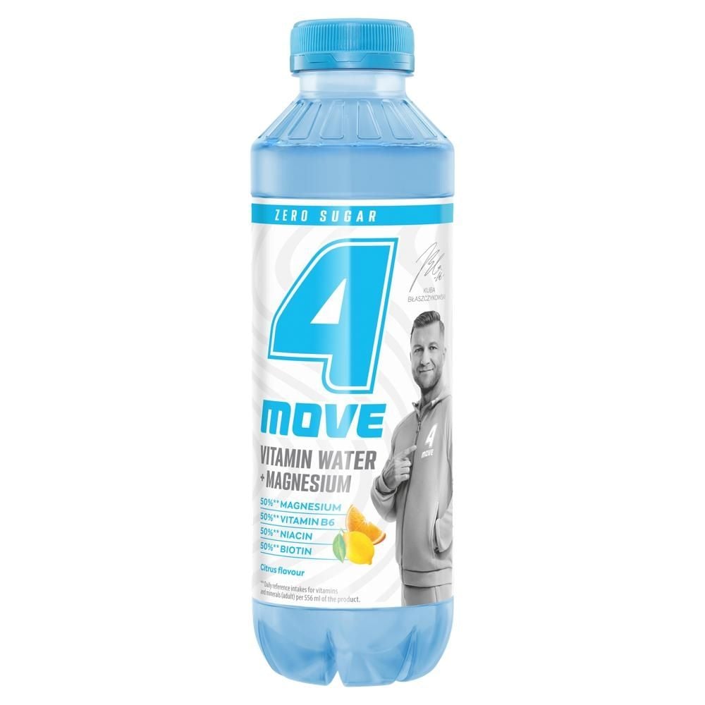 4Move Vitamin Water Zero Sugar Napój niegazowany o smaku cytrusowym 556 ml