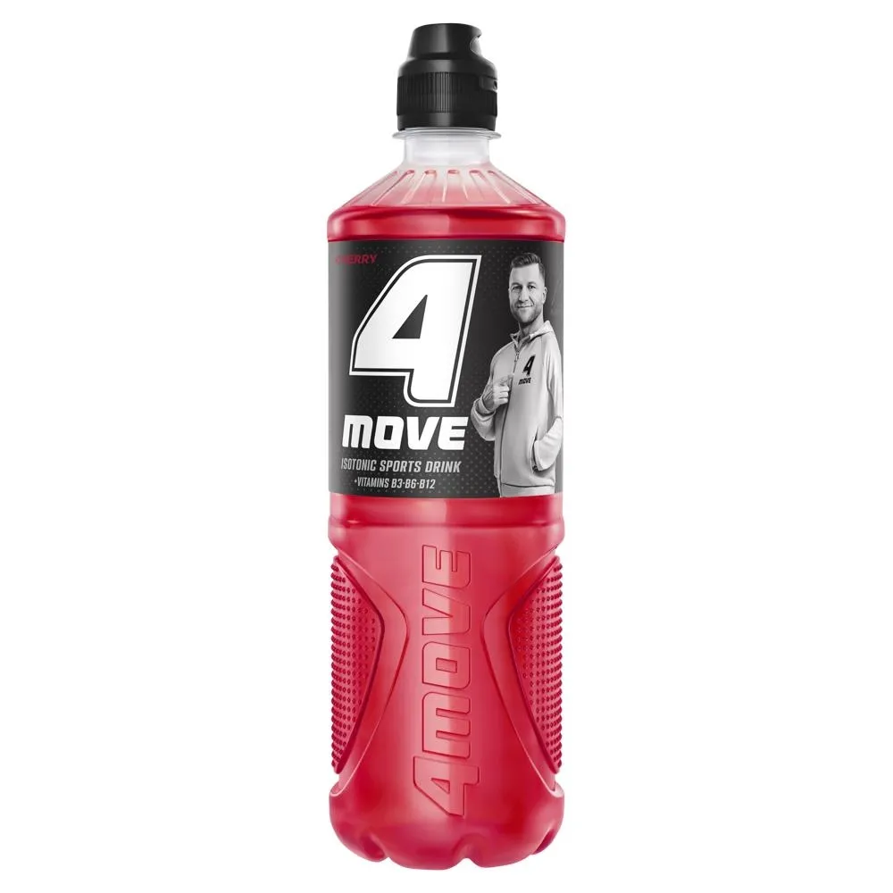 4Move Napój izotoniczny niegazowany o smaku wiśniowym 750 ml