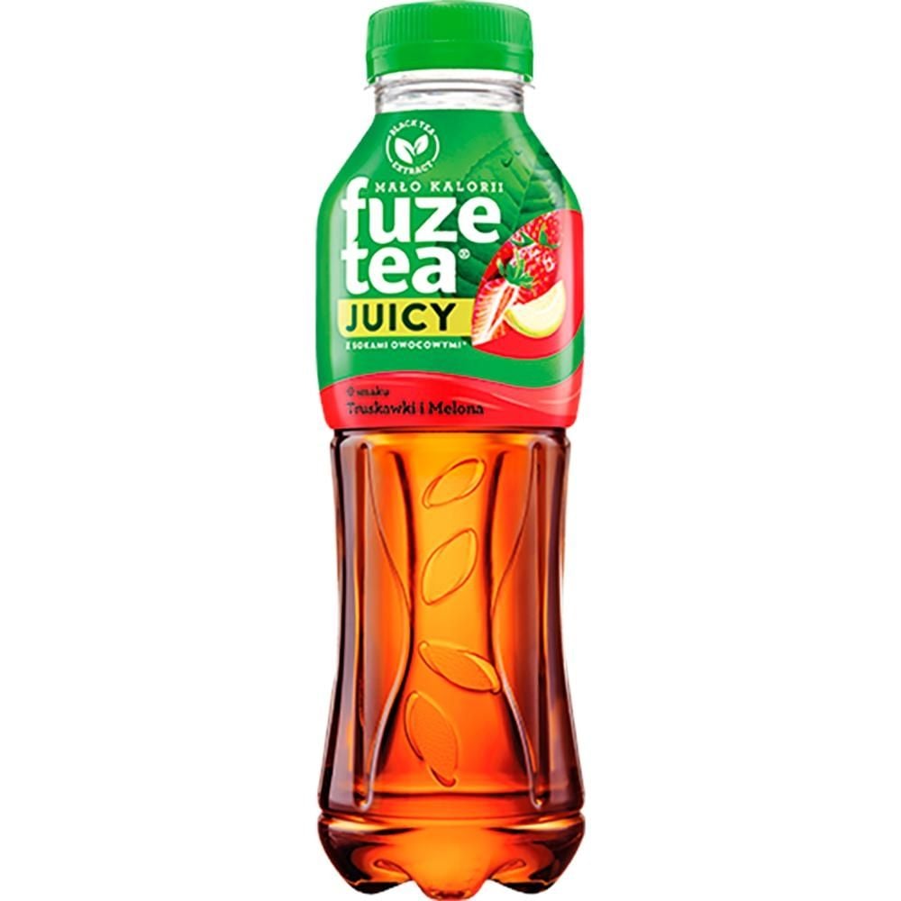 Fuze Tea Juicy Napój niegazowany o smaku truskawki i melona 500 ml