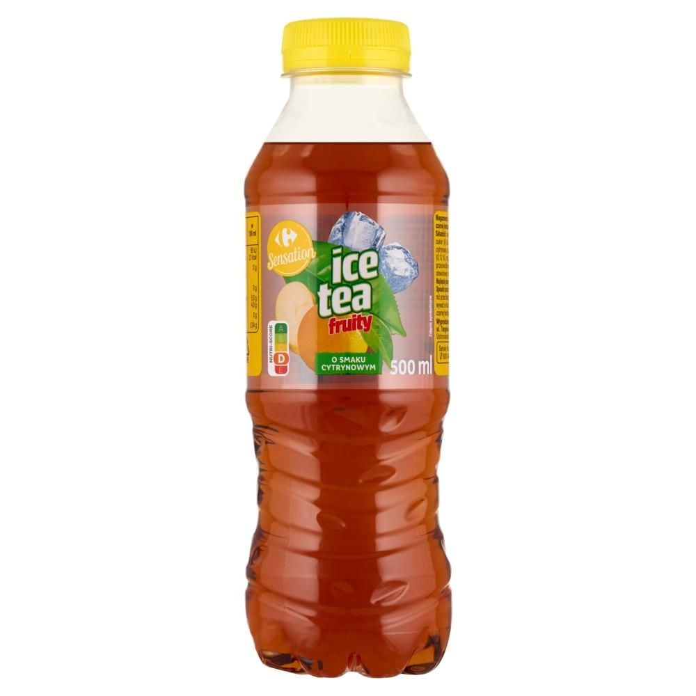Carrefour Sensation Niegazowany napój owocowy o smaku cytrynowym 500 ml