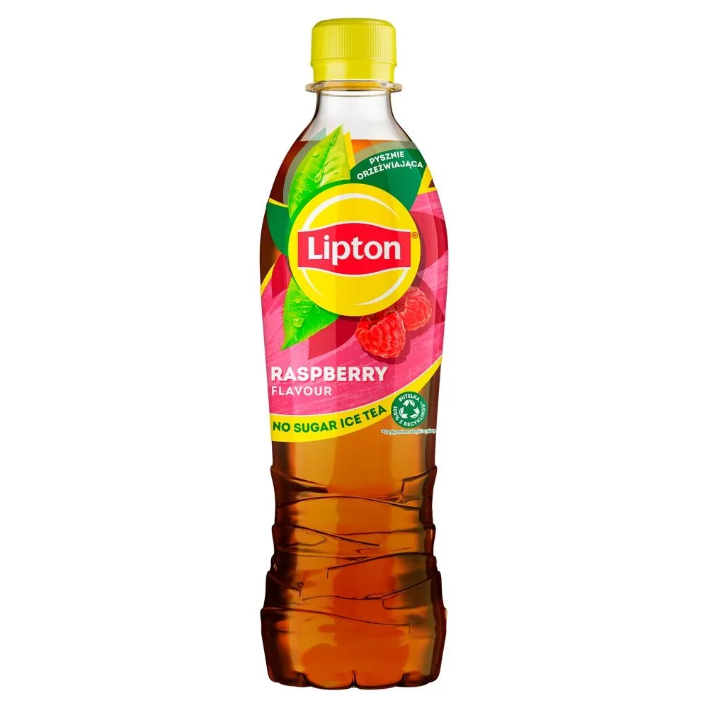 Lipton Niegazowany napój herbaciany o smaku malinowym 500 ml