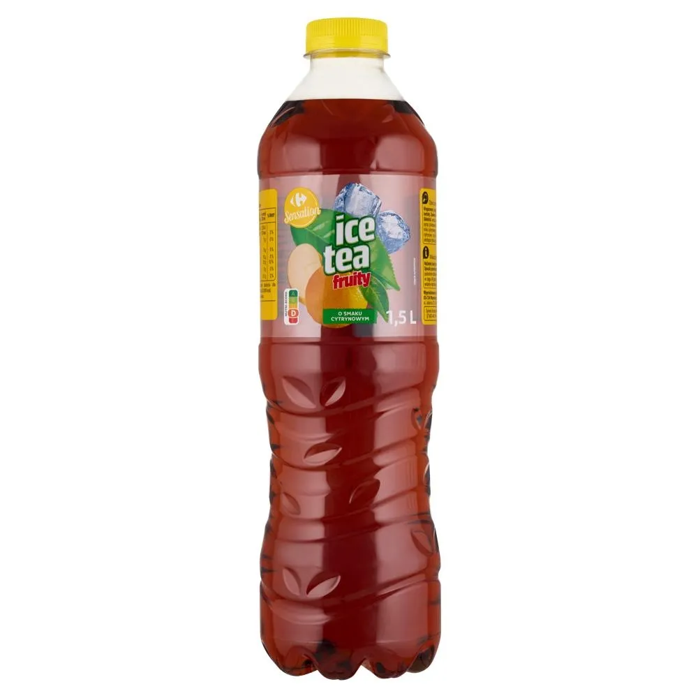 Carrefour Sensation Niegazowany napój owocowy o smaku cytrynowym 1,5 l