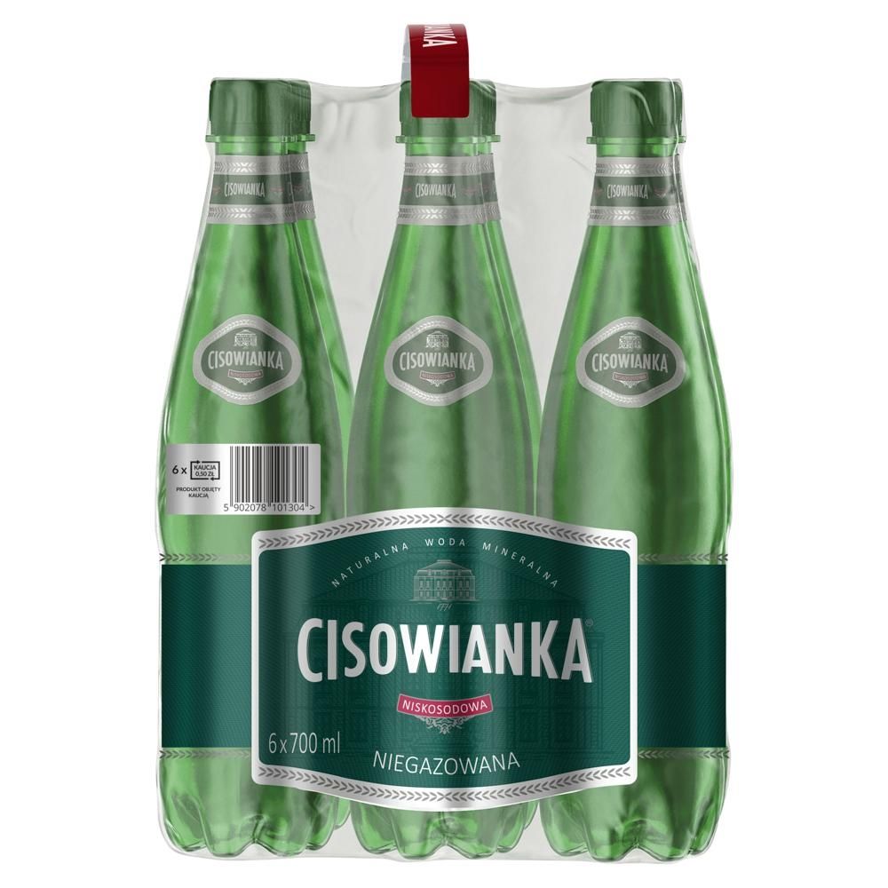Cisowianka Naturalna woda mineralna niegazowana niskosodowa 6 x 700 ml