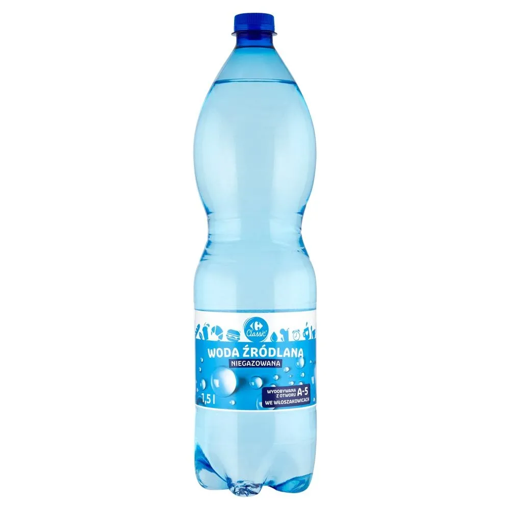 Carrefour Classic Woda źródlana niegazowana 1,5 l