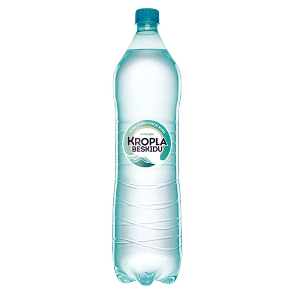 Kropla Beskidu Naturalna woda mineralna musująca 1,5 l