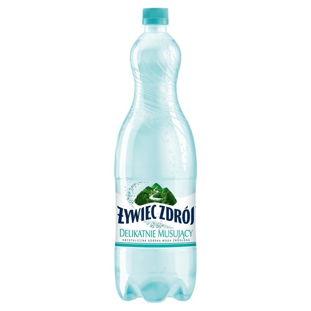 Żywiec Zdrój Delikatnie Musujący Woda źródlana 1,5 l