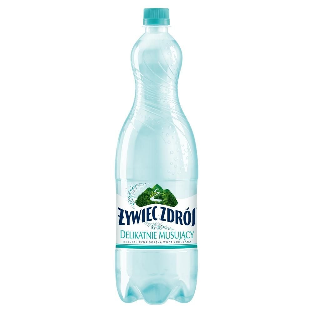 Żywiec Zdrój Delikatnie Musujący Woda źródlana 1,5 l