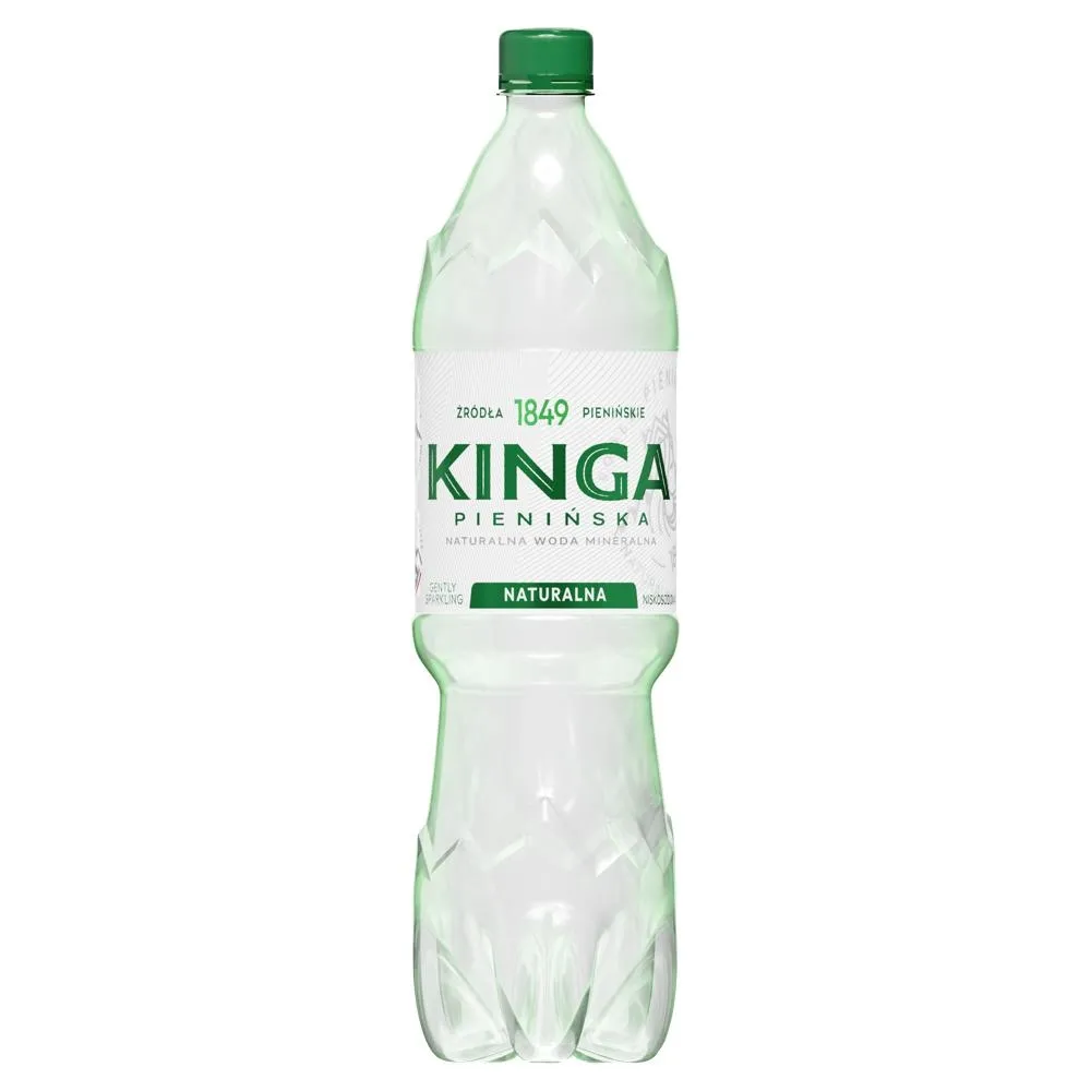 Kinga Pienińska Naturalna woda mineralna lekko gazowana niskosodowa 1,5 l