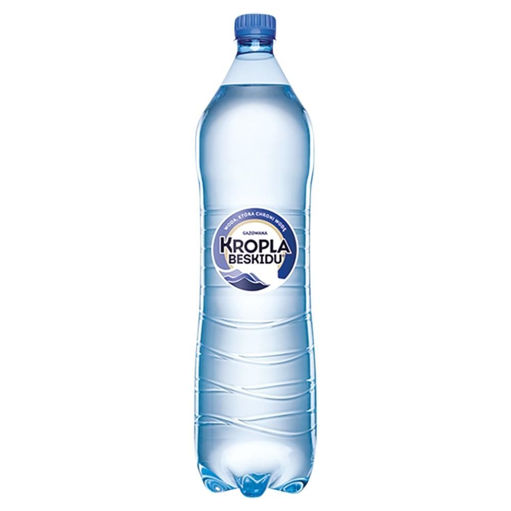 Kropla Beskidu Naturalna woda mineralna gazowana 1,5 l