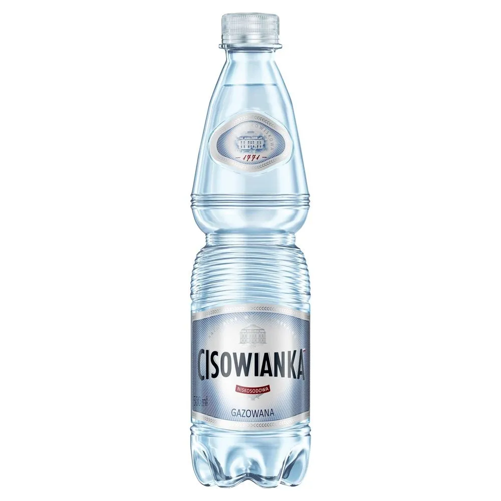 Cisowianka Naturalna woda mineralna gazowana niskosodowa 500 ml