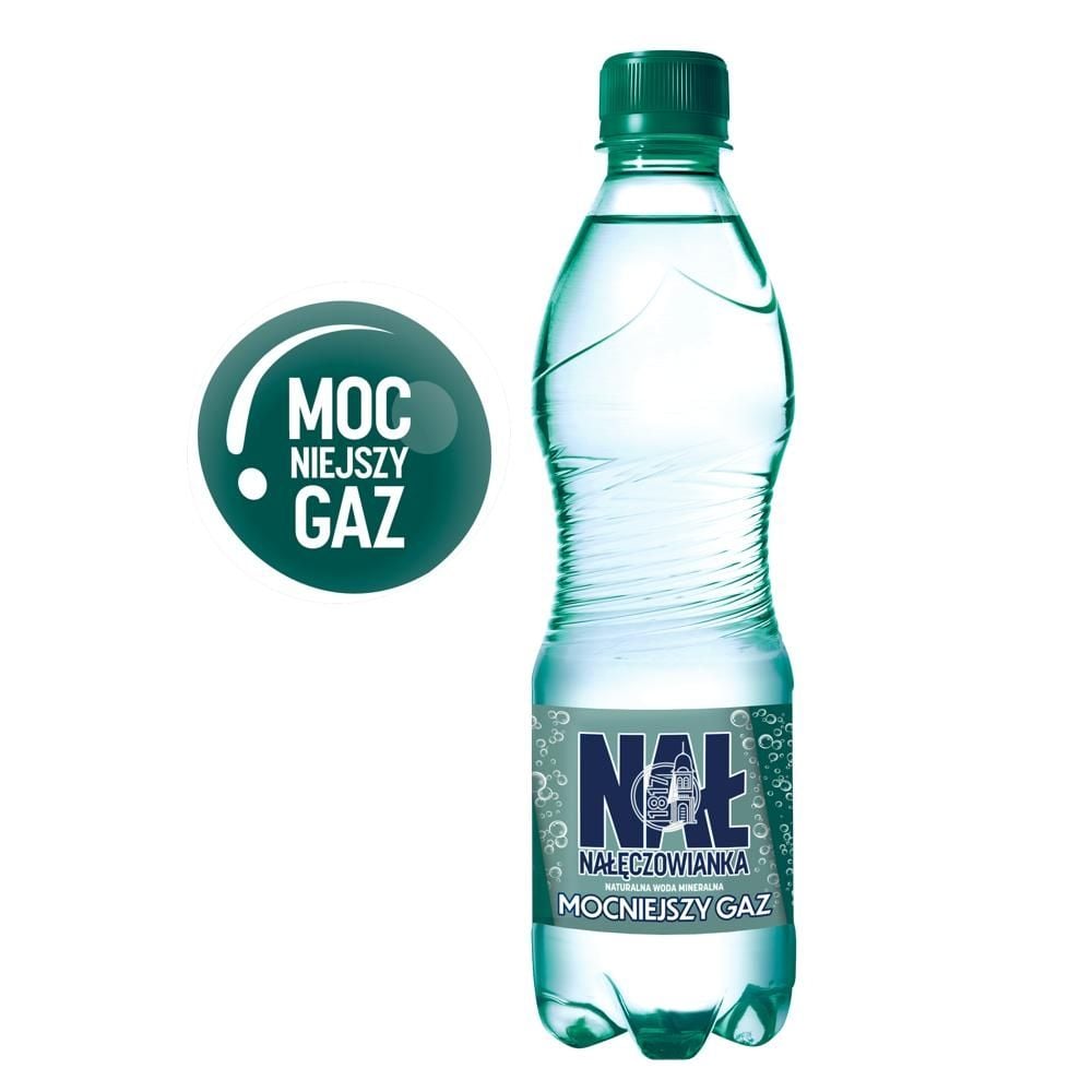 Nałęczowianka Naturalna woda mineralna mocniejszy gaz 0,5 l