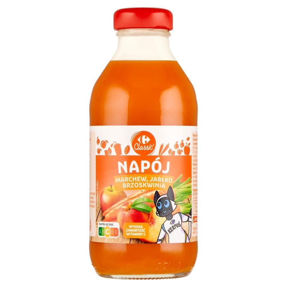 Carrefour Classic Napój marchew jabłko brzoskwinia 330 ml