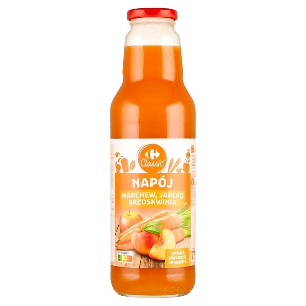 Carrefour Classic Napój marchew jabłko brzoskwinia 750 ml