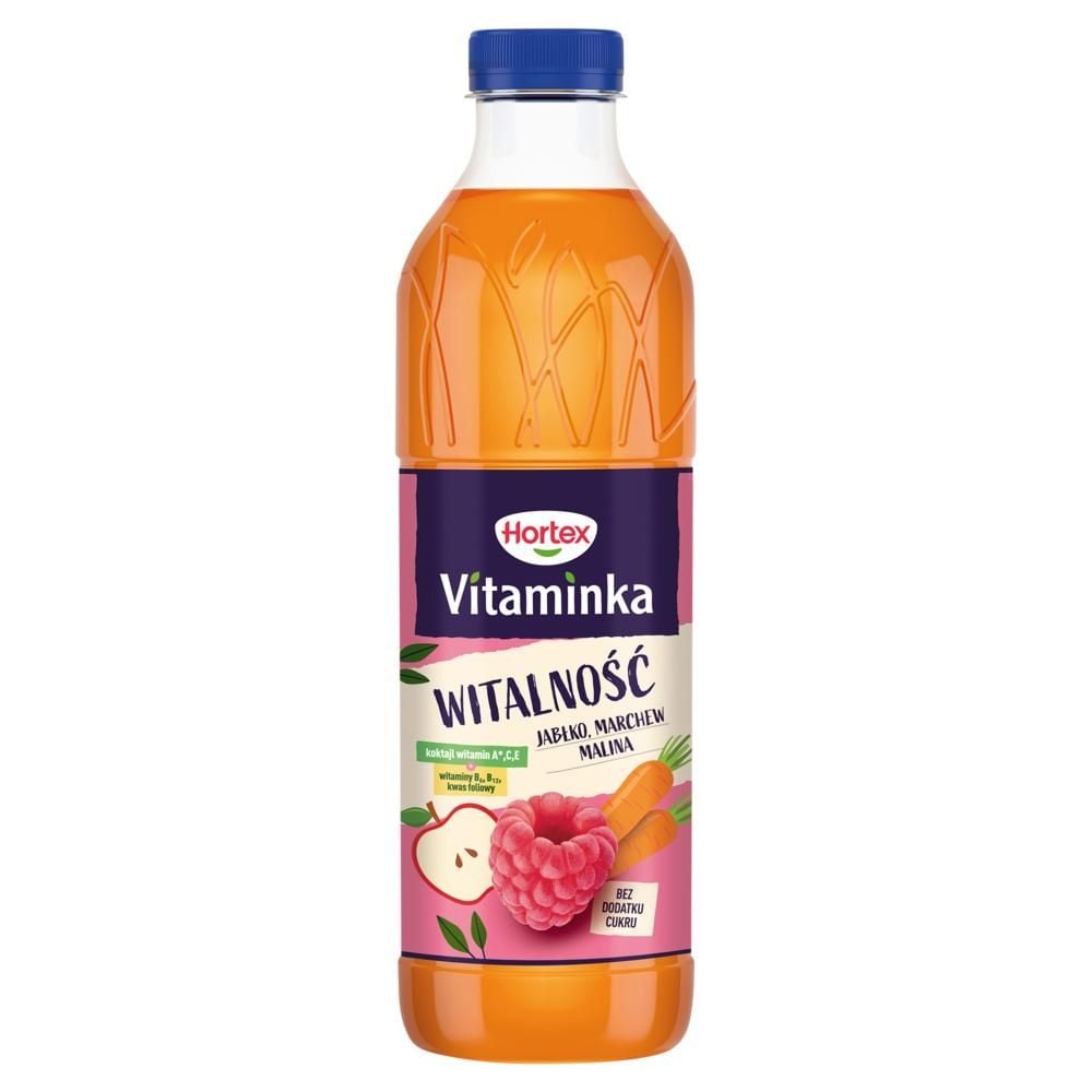 Hortex Vitaminka Sok witalność jabłko marchew malina 1 l