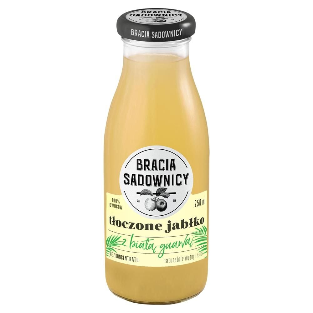 Bracia Sadownicy Sok tłoczone jabłko z białą guawą 250 ml