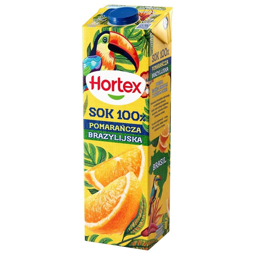 Hortex Sok 100 % pomarańcza brazylijska 1 l