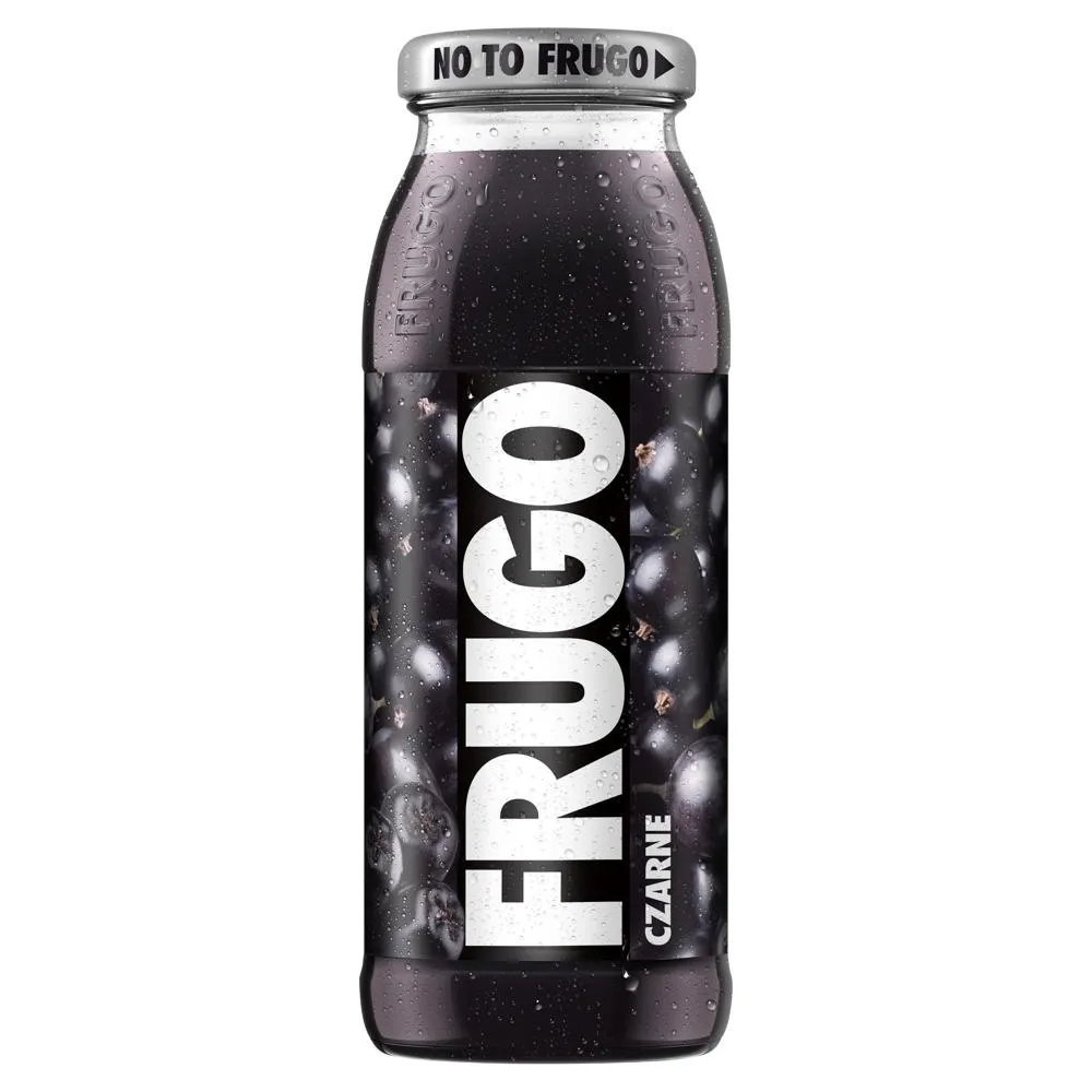Frugo Czarne Napój wieloowocowy niegazowany o smaku winogrona czarnej porzeczki i aronii 300 ml