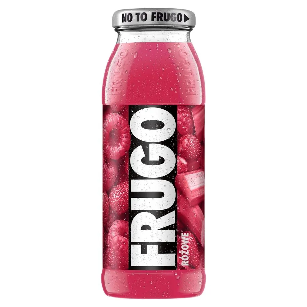 Frugo Różowe Napój wieloowocowy niegazowany o smaku maliny 300 ml