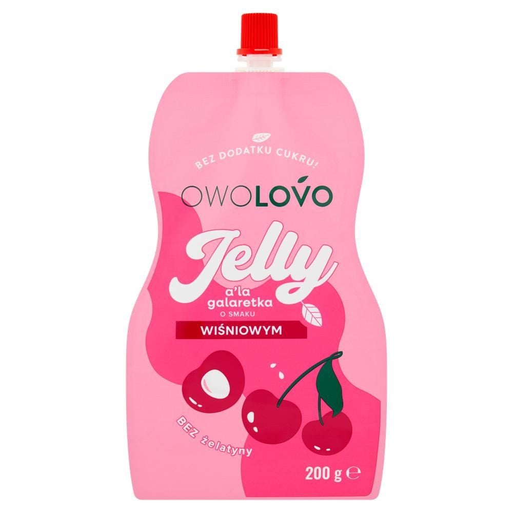 Owolovo Jelly Deser a'la galaretka o smaku wiśniowym 200 g