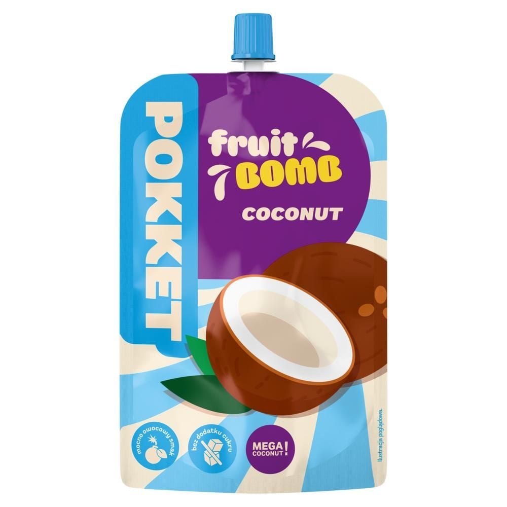 Pokket Fruit Bomb Coconut Mus owocowy 180 g