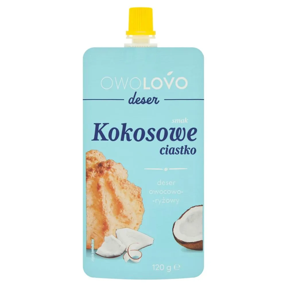 Owolovo Deser smak kokosowe ciastko 120 g
