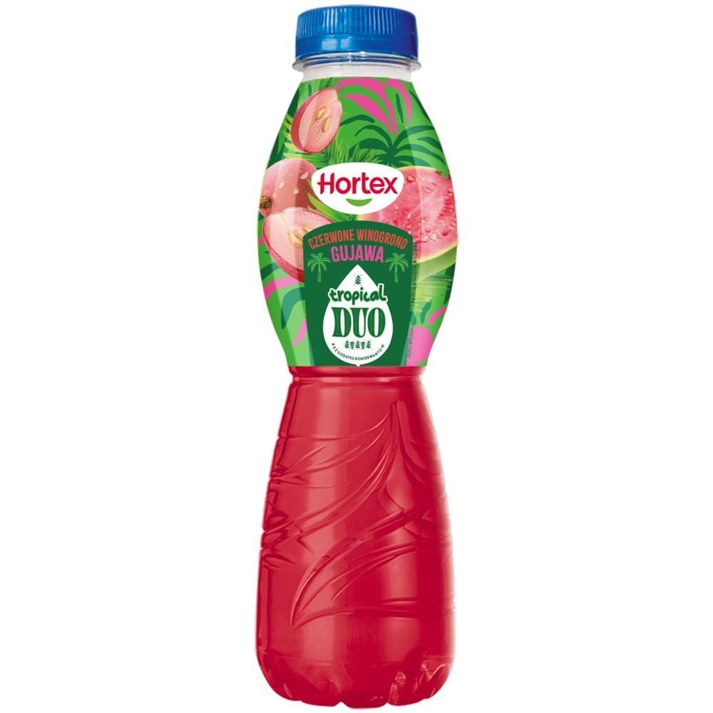Hortex Tropical Duo Napój wieloowocowy czerwone winogrono gujawa 500 ml