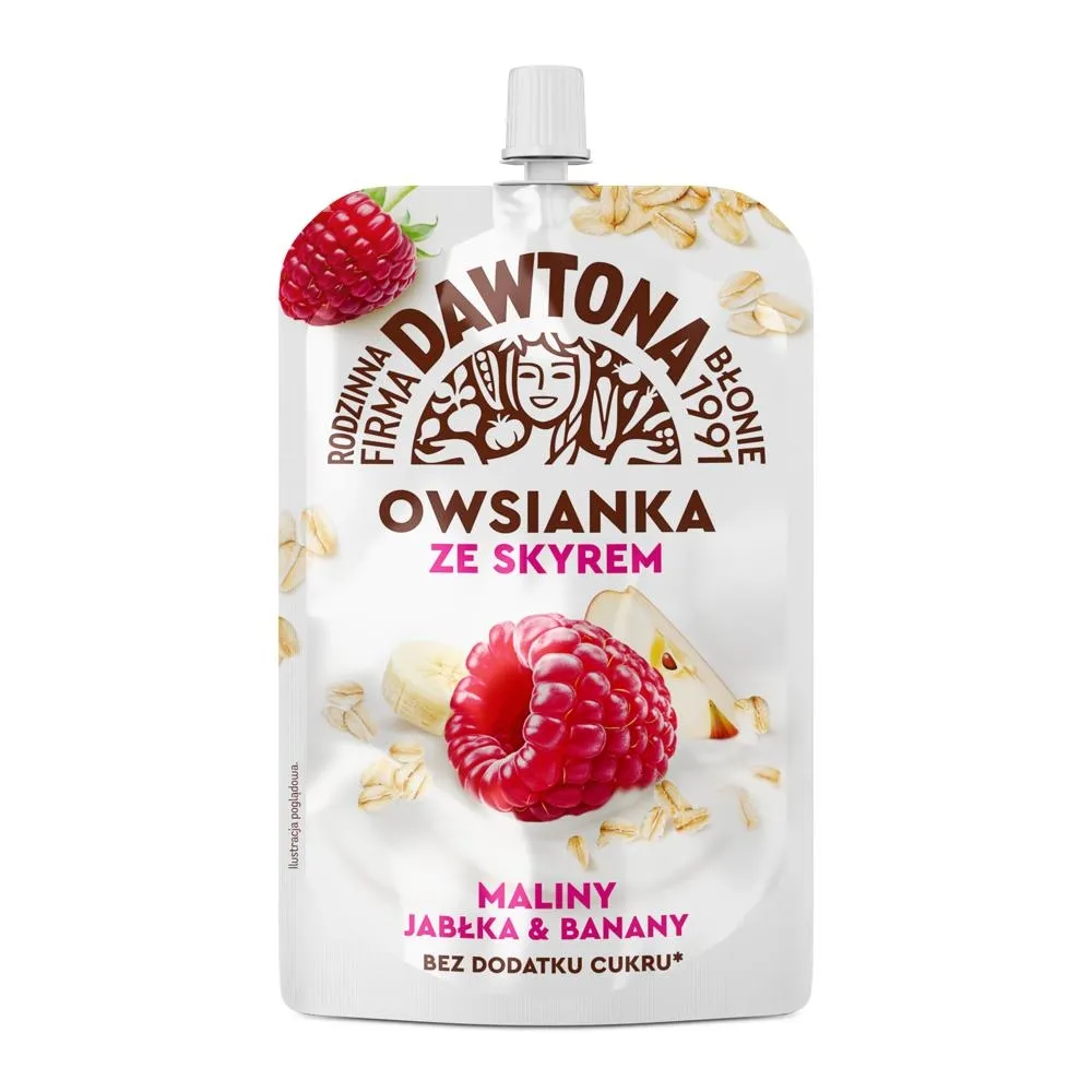 Dawtona Owsianka ze skyrem maliny jabłka & banany 170 g