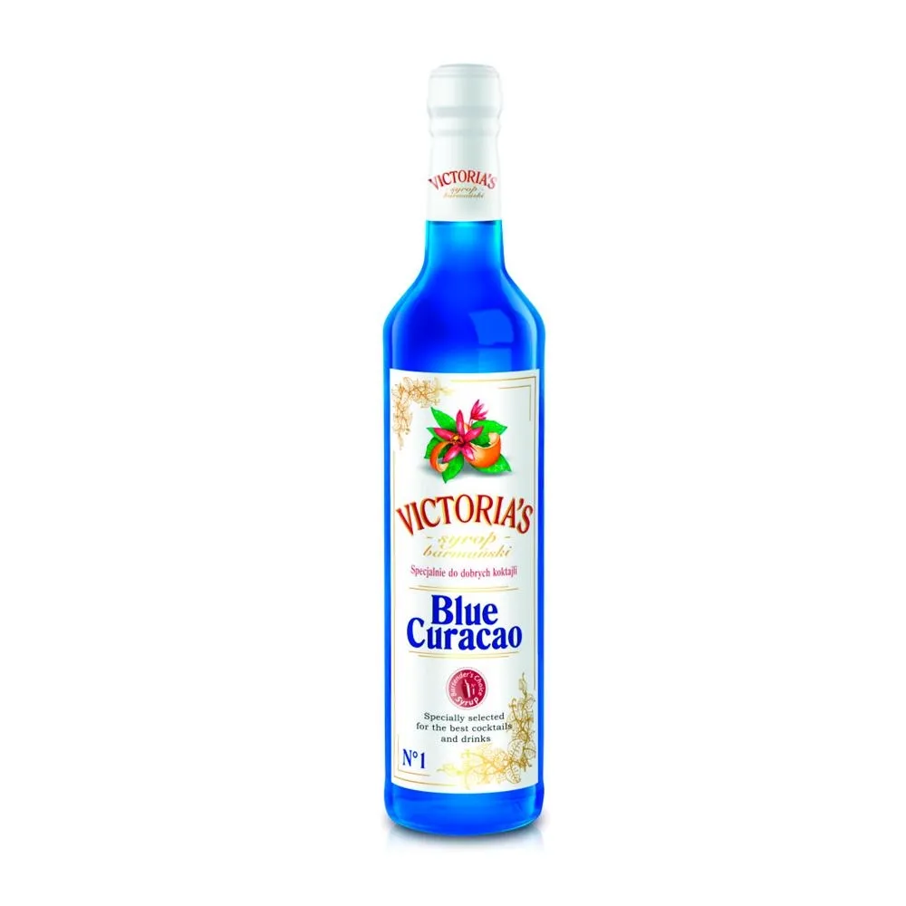 Victoria Cymes Syrop barmański 490 ml o smaku blue curacao
