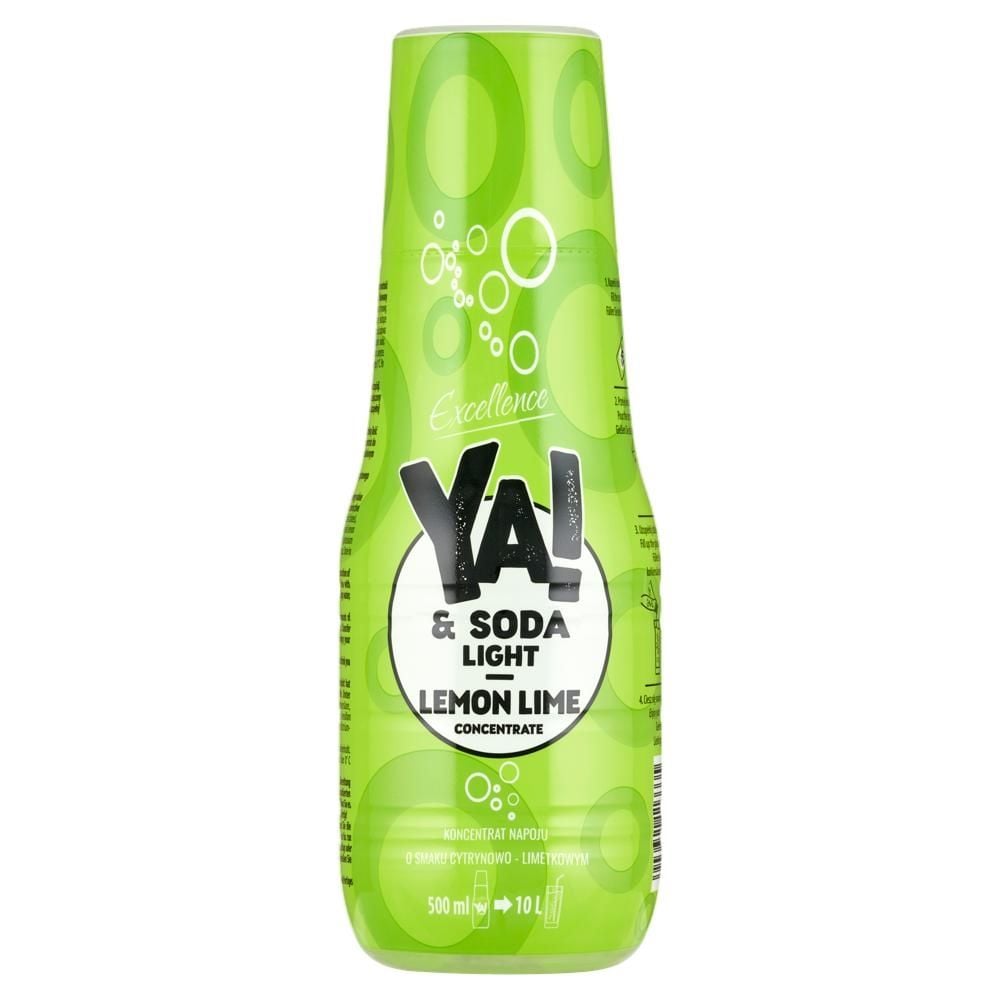 Excellence Ya! & Soda Light Koncentrat napoju o smaku cytrynowo-limetkowym 500 ml