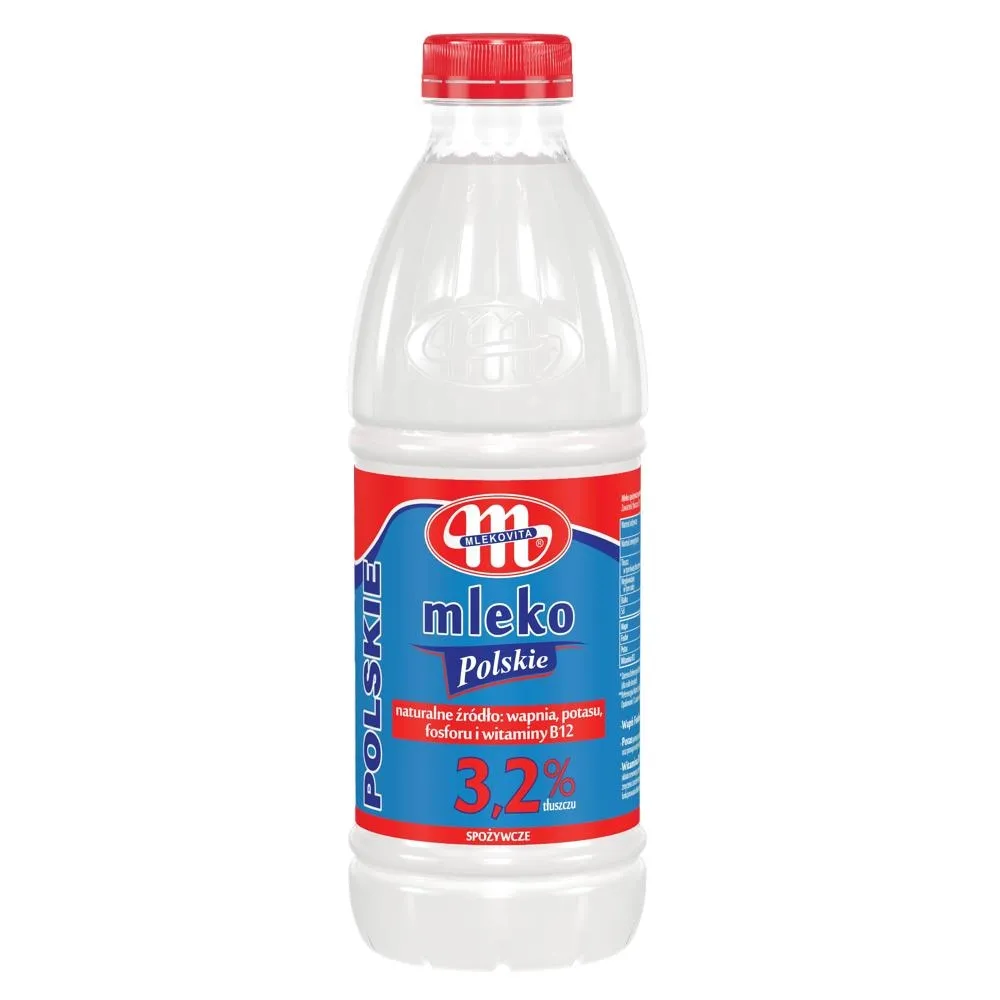 Mlekovita Mleko Polskie 3,2% tłuszczu 1L