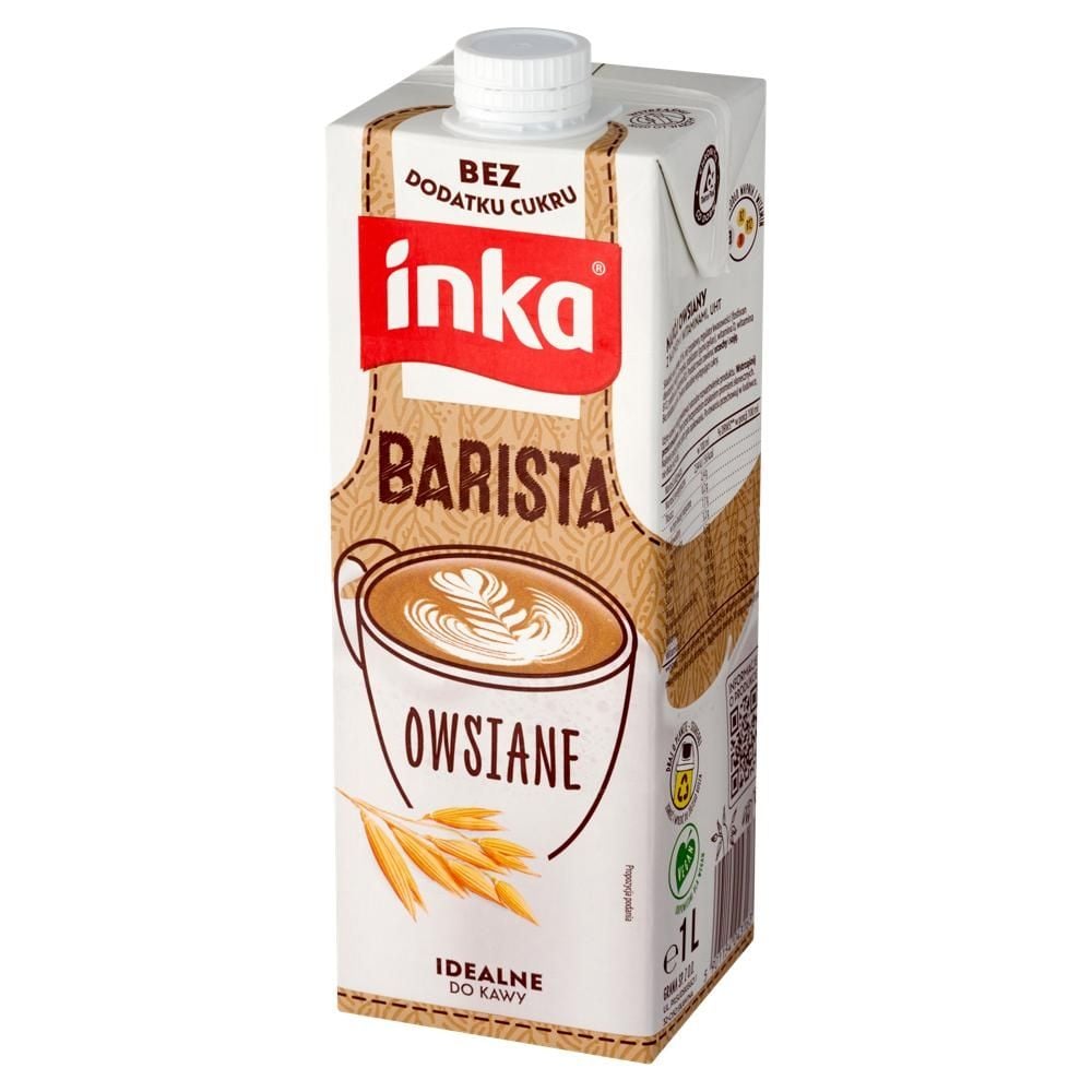 Inka Barista Napój owsiany z wapniem i witaminami 1 l