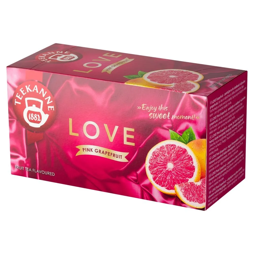 Teekanne Love Aromatyzowana herbatka owocowa o smaku grejpfrutowym 45 g (20 x 2,25 g)