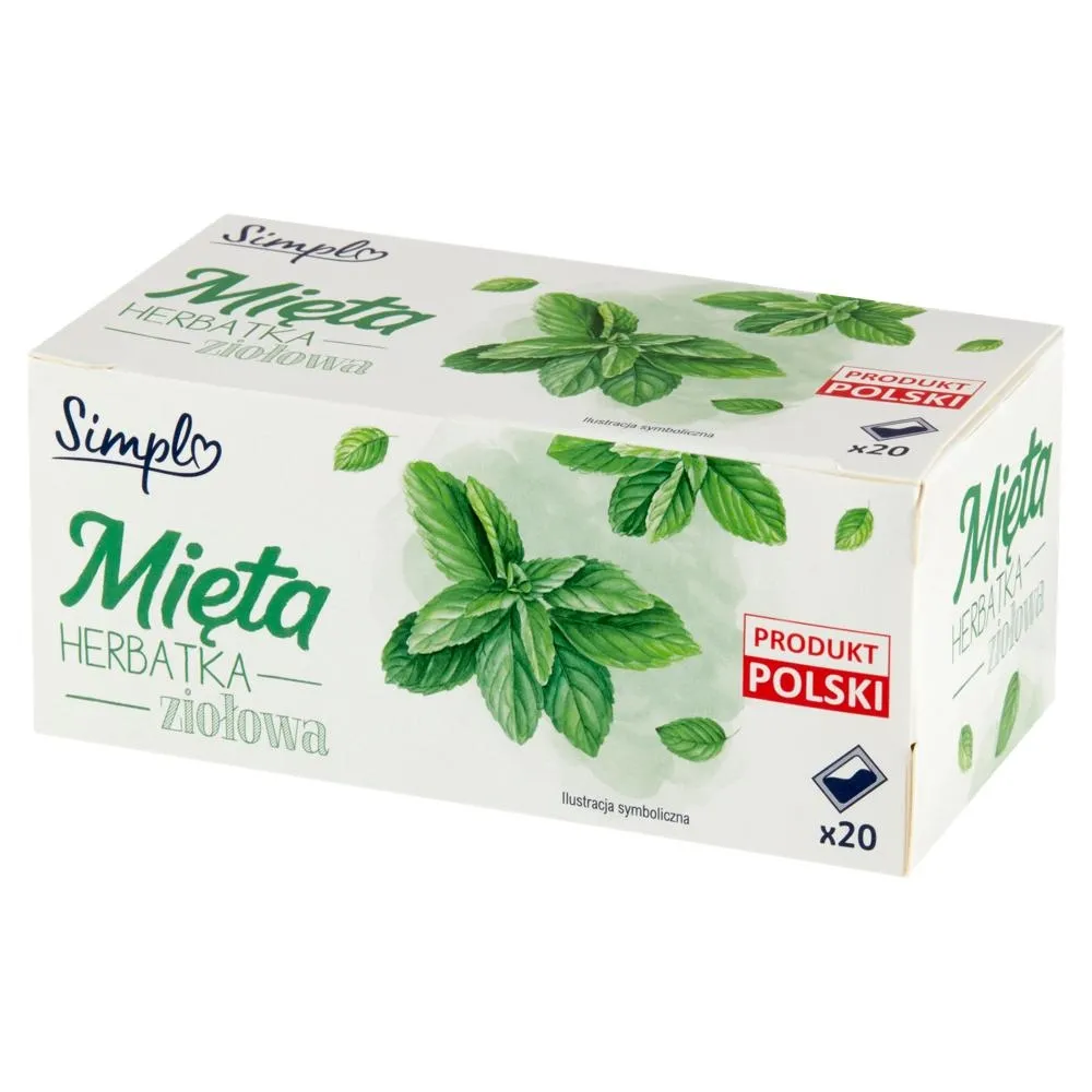 Simpl Herbata ziołowa mięta 30 g (20 x 1,5 g)