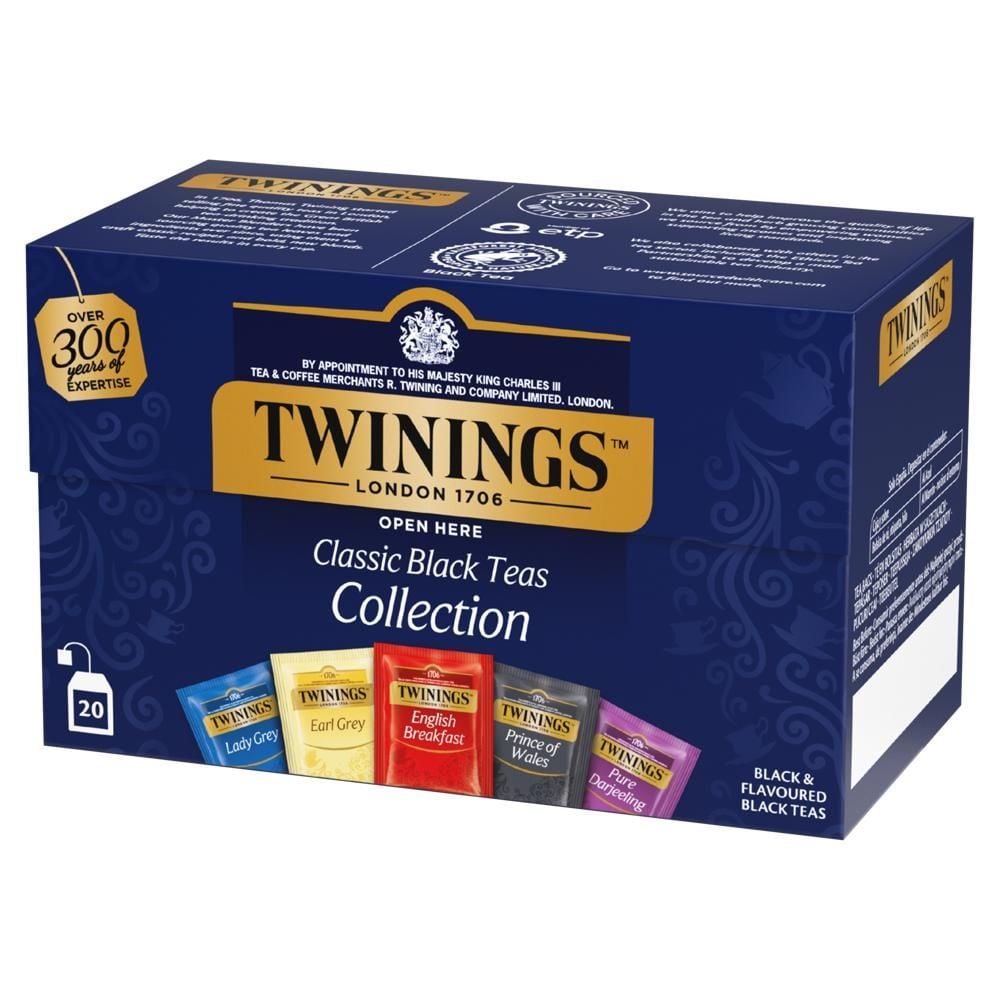 Twinings Kolekcja klasycznych czarnych 5 herbat 40 g (20 x 2 g)