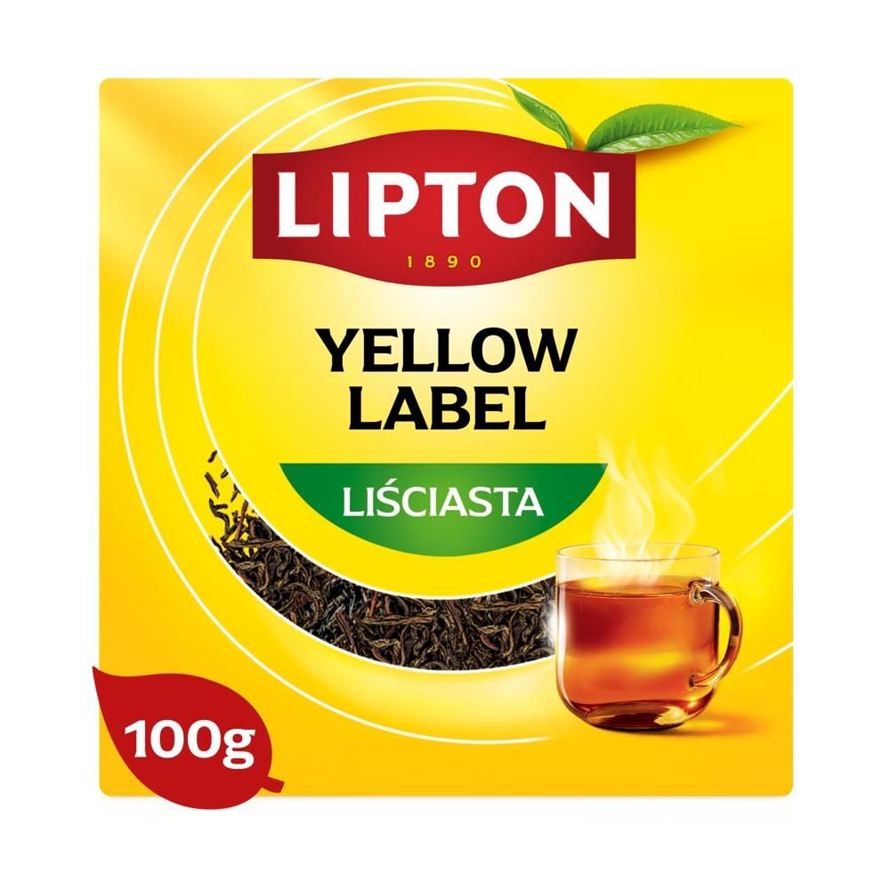 Lipton Yellow Label Herbata czarna liściasta 100 g