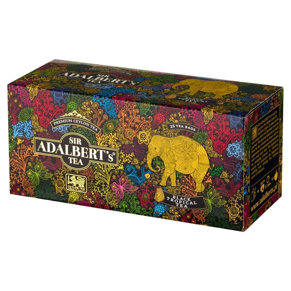 Adalbert's Tea Black Tropical Tea Herbata czarna 50 g (25 x 2 g)