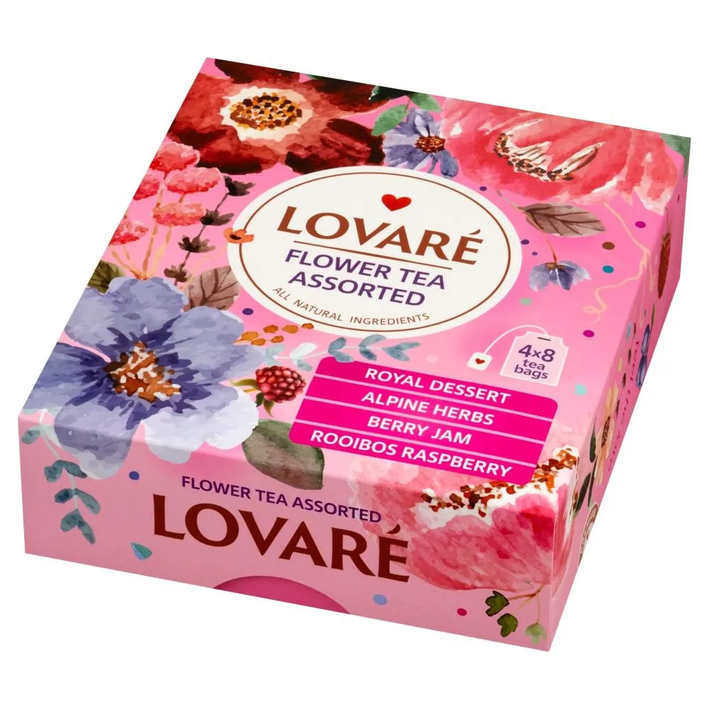 Lovaré Zestaw herbata kwiatowa 48 g (32 x 1,5 g)